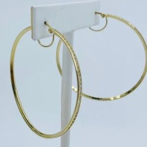 10k solid gold women’s hoops